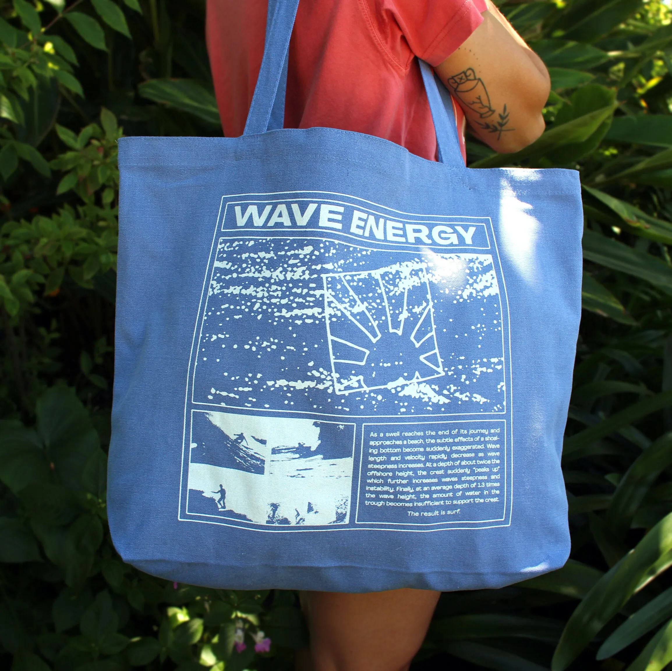Wave Energy Oversized Tote