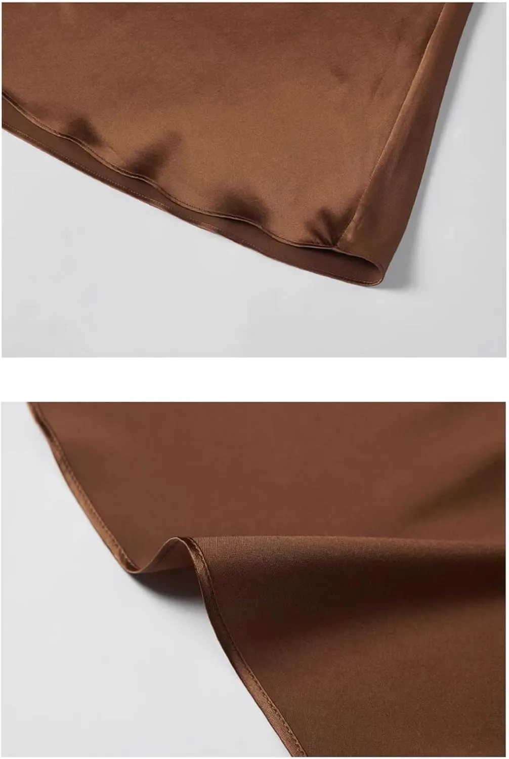 Women's Satin Elastic High Waisted Maxi Skirt Summer Fall Winter Silk A-Line Casual Formal Work Skirts