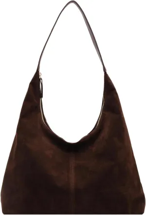 Womens Suede Tote Bags Slouchy Bag Hobo Fashionable Office Tote Handbag Women's daily bag