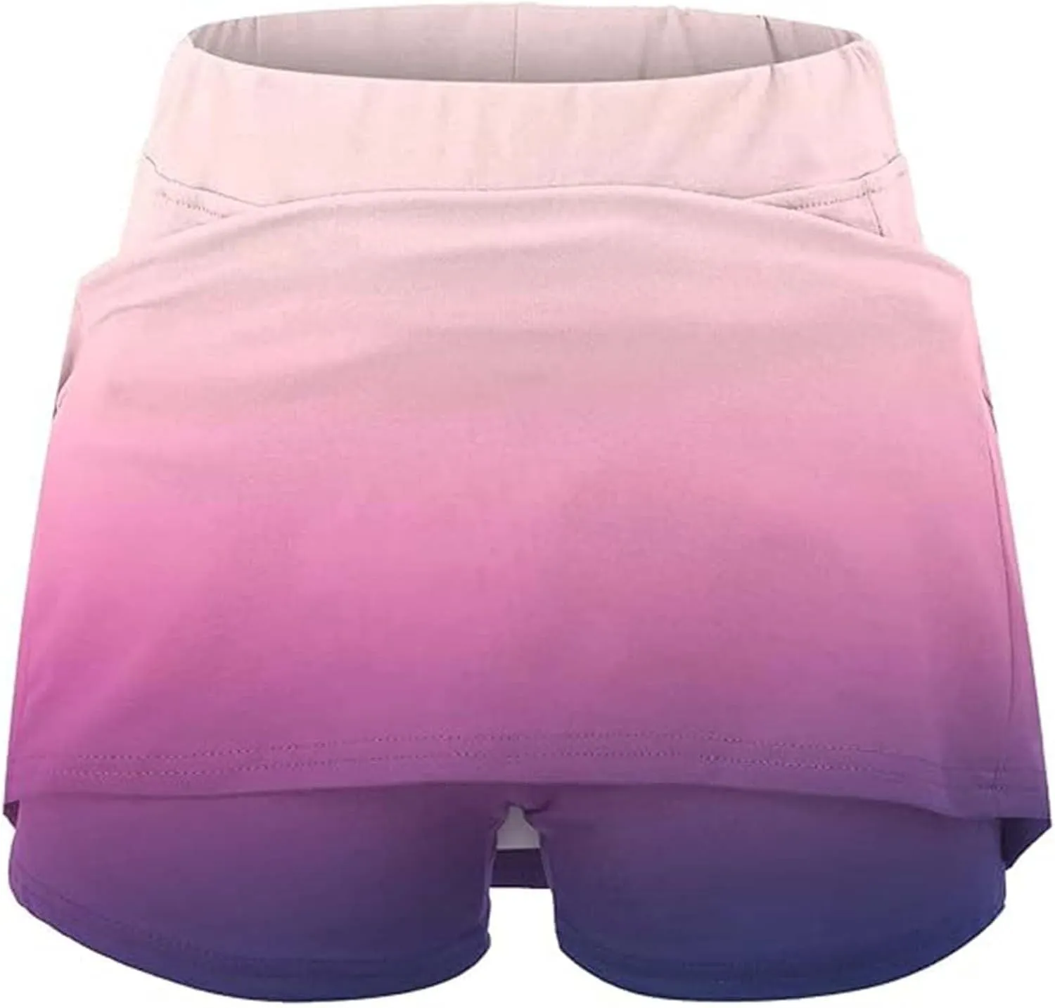 Women's Tennis Skirts with Shorts Underneath High Waisted Workout Athletic Skorts Pockets Skinny Sports Golf Skirts