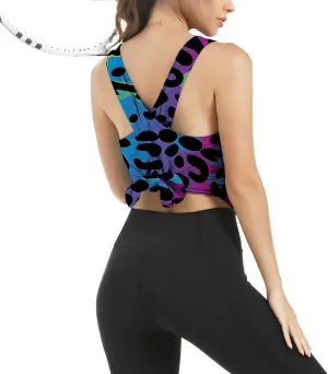 Workout Tank Tops for Women Yoga Tops Loose fit Womens Backless Sleeveless Open Back Running Muscle Tank Shirts