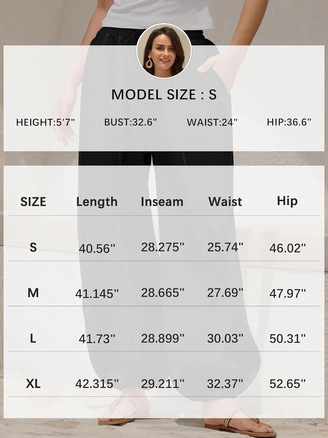 ZAFUL Women Linen Pants Summer Cinch Bottom Wide Leg Drawstring Waist Casual Pant 2025 Travel Vacation Outfits with Pockets
