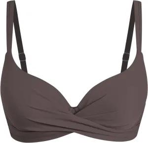 ZAFUL Women Twist Front Underwire Bikini Top Push Up Lace Up Swimsuit Tops Bra Padded Bathing Suit Tops