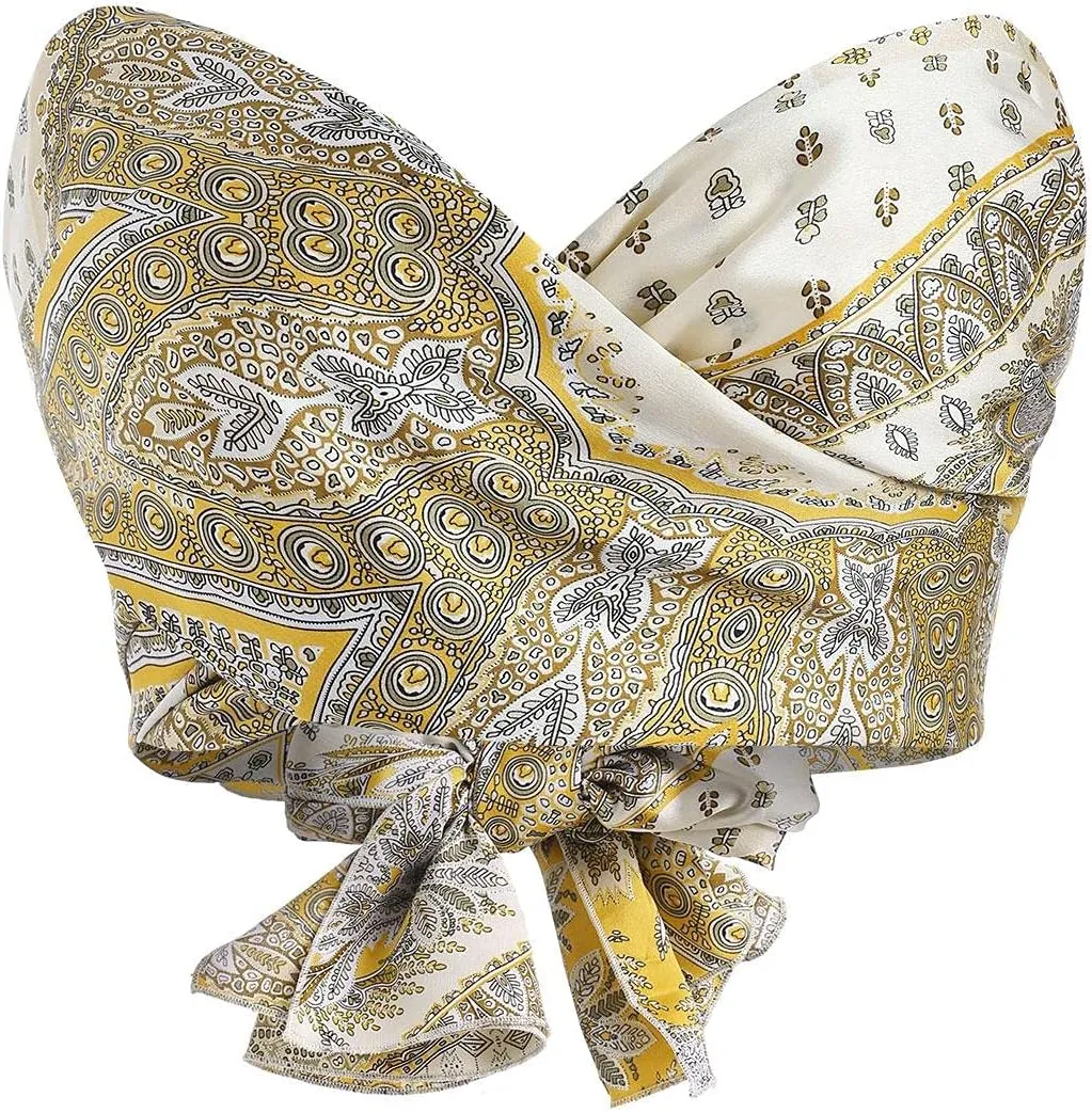 ZAFUL Women's Bohemian Bandana Criss Cross Sexy Boho Halter Wrap Crop Top
