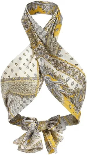 ZAFUL Women's Bohemian Bandana Criss Cross Sexy Boho Halter Wrap Crop Top