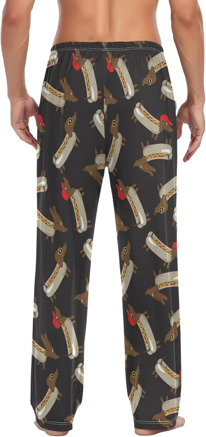ZZKKO Pajamas Pants for Men, Men's Pajama Bottoms 100% Cotton PJ Lounge Sleepwear Pants for Mens With Pockets