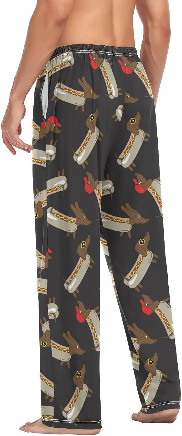 ZZKKO Pajamas Pants for Men, Men's Pajama Bottoms 100% Cotton PJ Lounge Sleepwear Pants for Mens With Pockets