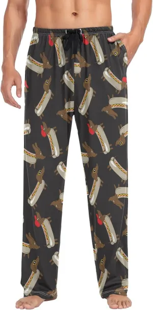 ZZKKO Pajamas Pants for Men, Men's Pajama Bottoms 100% Cotton PJ Lounge Sleepwear Pants for Mens With Pockets